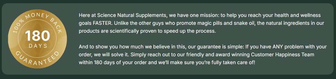 180 Day Guarantee